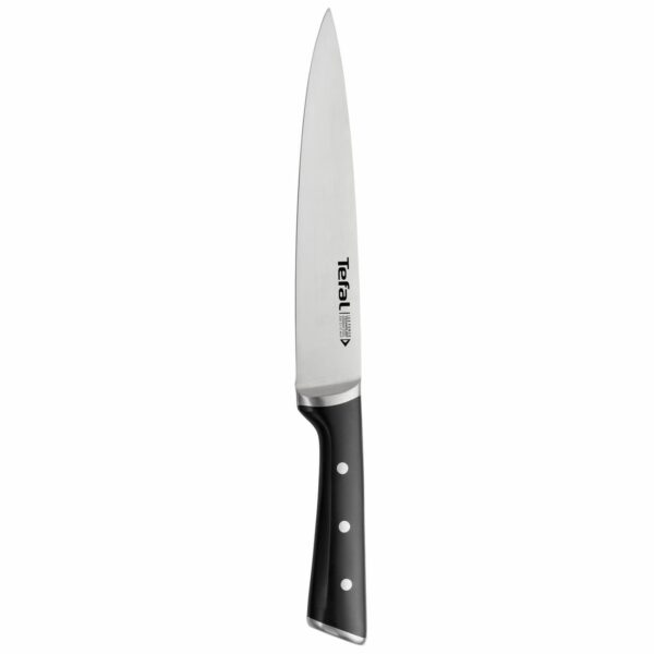 Нож кухонный "для шинковки" Tefal Ice Force 20 см K2320714, черный/нержавеющая сталь
