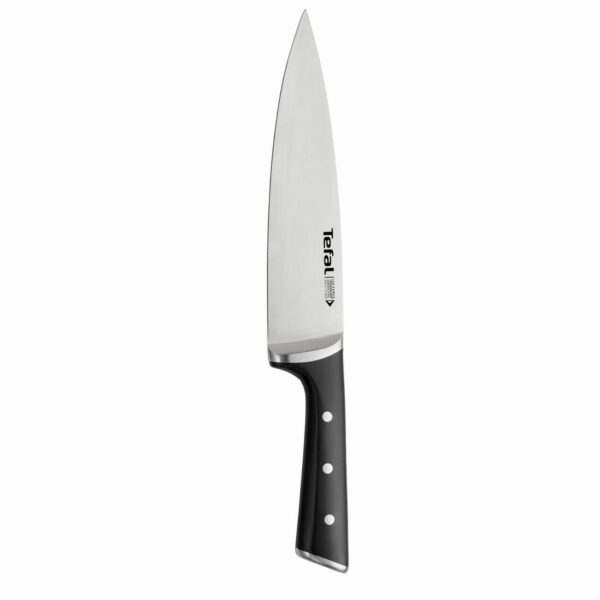 Шеф - нож Tefal Ice Force 20 см K2320214, черный/нержавеющая стать