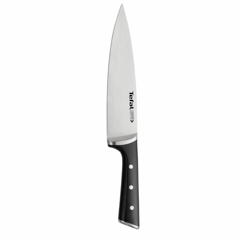 Шеф - нож Tefal Ice Force 20 см K2320214, черный/нержавеющая стать