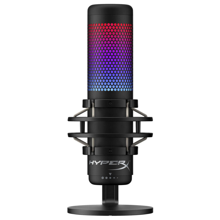 Микрофон игровой (для стриминга) HyperX QuadCast S, черный