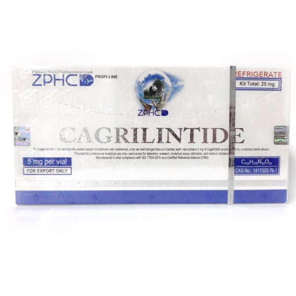 ZPHC Cagrilintide 25 MG (5 x 5 мг), для похудения без усилий, снижения аппетита, жиросжигания