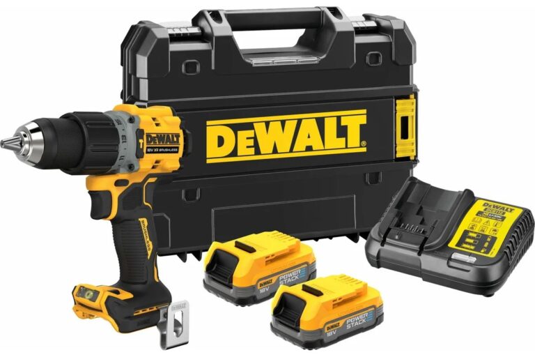 Аккумуляторная ударная дрель-шуруповерт PowerStack DEWALT DCD805E2T