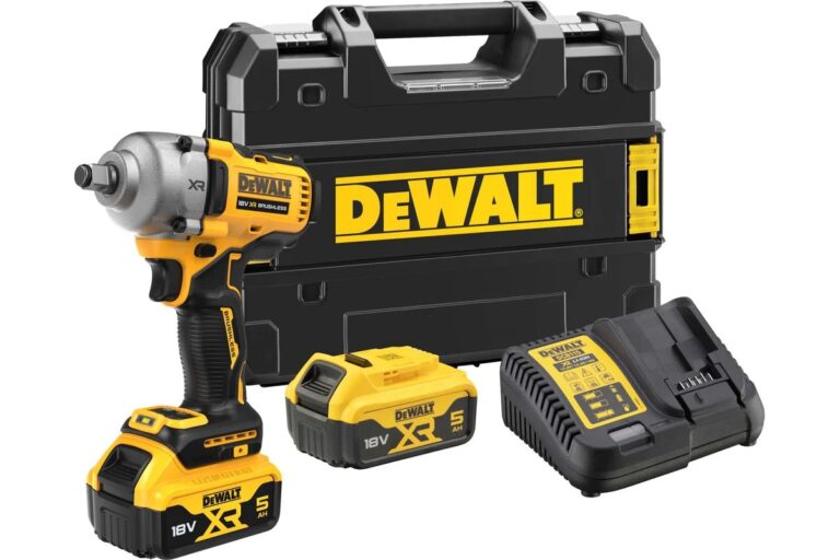 Аккумуляторный гайковерт DeWalt DCF891P2T, с 2 АКБ 5 Ач и ЗУ, в кейсе