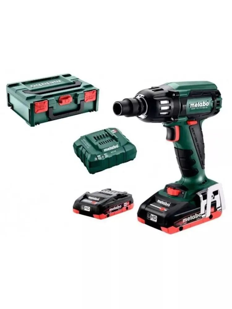 Бесщеточный аккумуляторный ударный гайковерт Metabo SSW 18 LTX 400 BL 602205800
