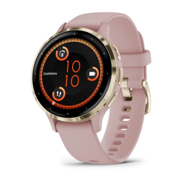 Умные часы Garmin Venu 3S, Soft Gold With Dust Rose Case (010-02785-03)