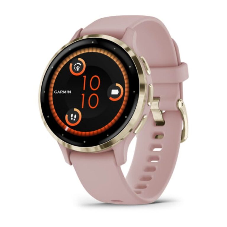 Умные часы Garmin Venu 3S, Soft Gold With Dust Rose Case (010-02785-03)