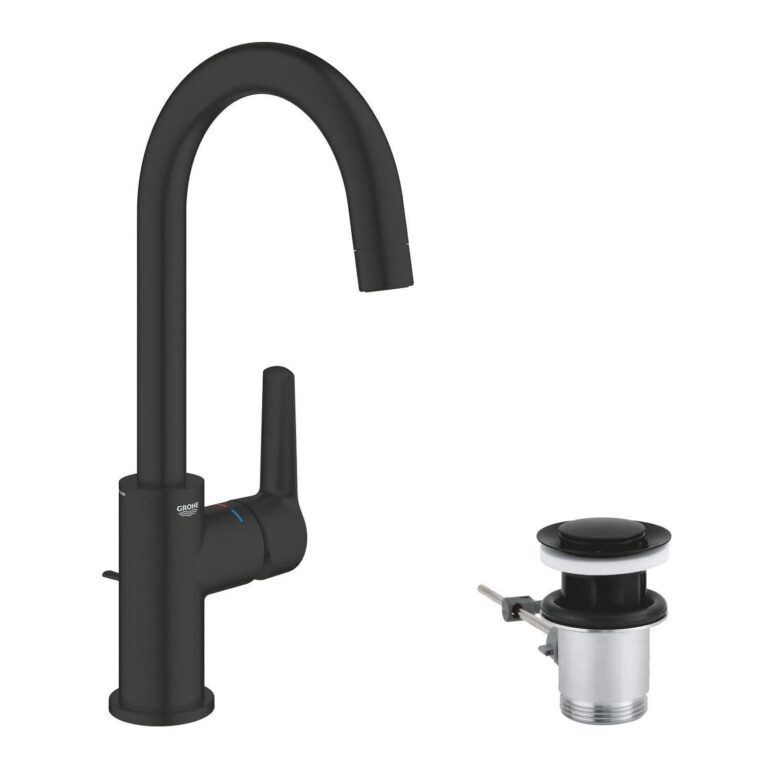 Смеситель GROHE Старт 242032432, матовый черный, однорычажный для раковины