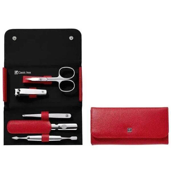Набор маникюрный Zwilling Classic Inox 97546-003 5 предметов красный