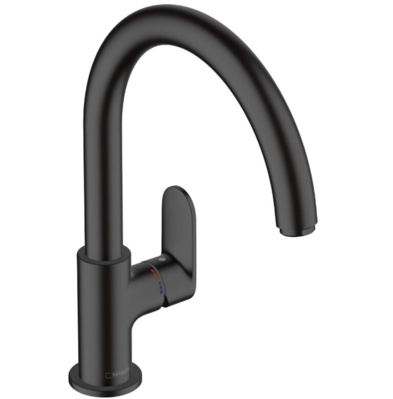 Смеситель для кухни Hansgrohe Vernis Blend M35 71870670, черный матовый