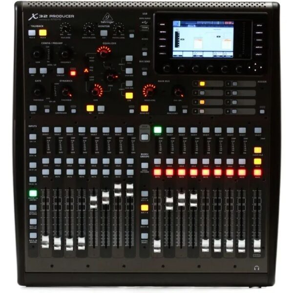 Цифровой микшер Behringer X32 PRODUCER, 32 вх+8 возвратов, 17 фейдеров, 22 аналоговых вх/14 вых