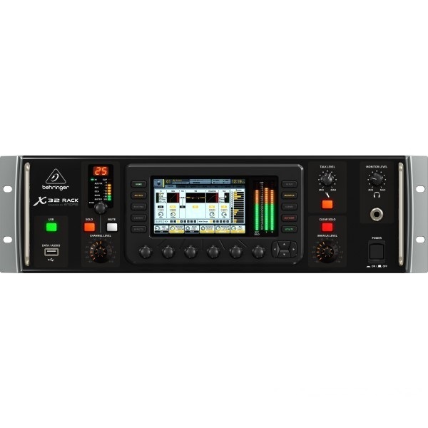Микшерный пульт цифровой Behringer X32 Rack, 40 каналов, 25 bus, аналоговые и цифровые подключения, обработка 152 сигналов