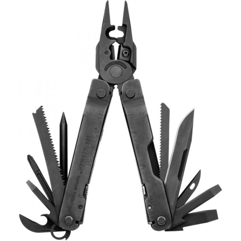 Мультитул LEATHERMAN Super Tool 300 EOD Black, чехол в комплекте, 19 инструментов (831369)