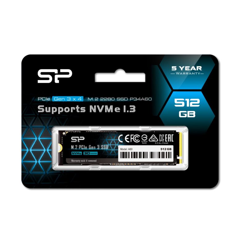 SSD-накопитель Silicon Power P34A60 512 ГБ SP512GBP34A60M28