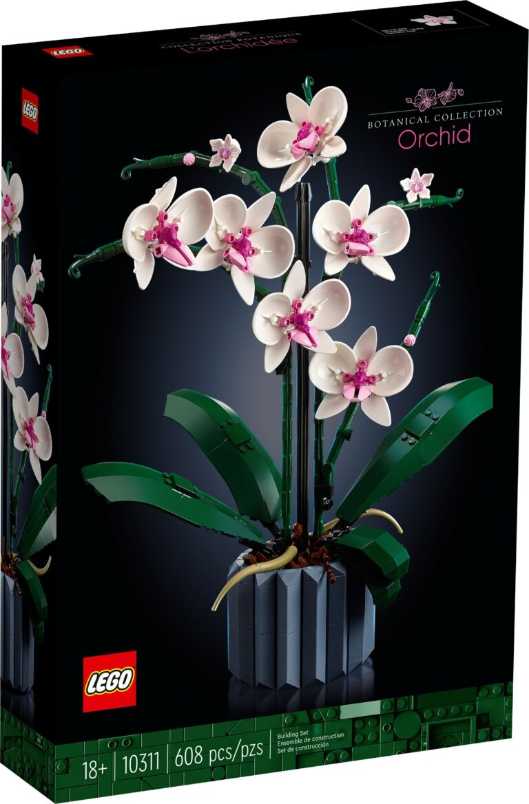 Конструктор BOTANICALS Орхидея 10311, 608 деталей