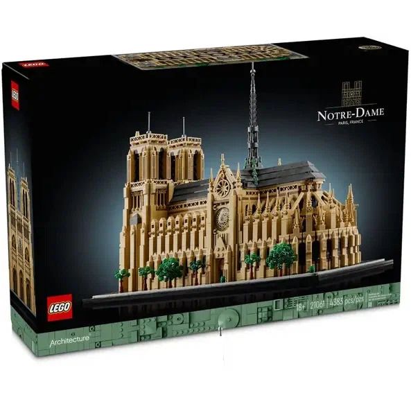 Конструктор Architecture Notre-Dame de Paris(Собор Парижской Богоматери) 21061, 4383 детали