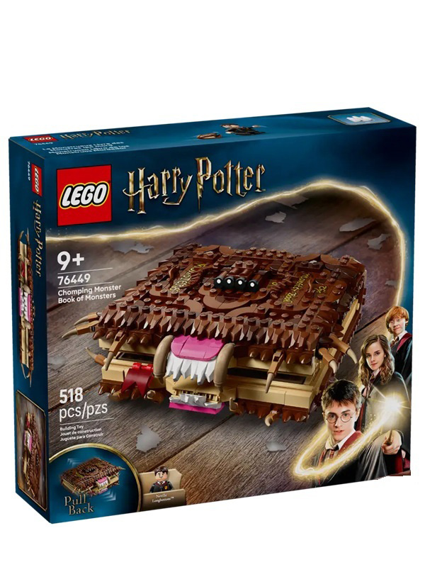 Конструктор HARRY POTTER Книга монстров 76449, 518 Деталей
