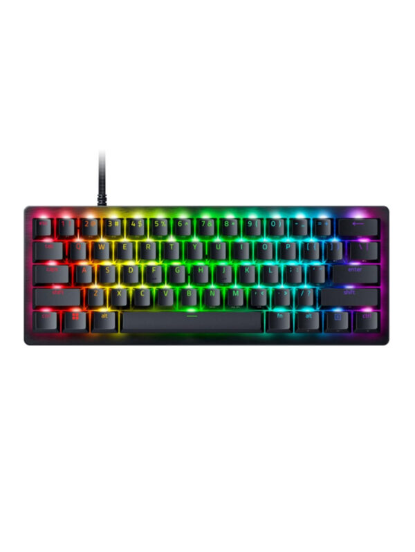 Проводная оптико-механическая игровая клавиатура Razer Huntsman V3 Pro Mini Razer (Analog Optical Switches Gen-2), черная, французская раскладка