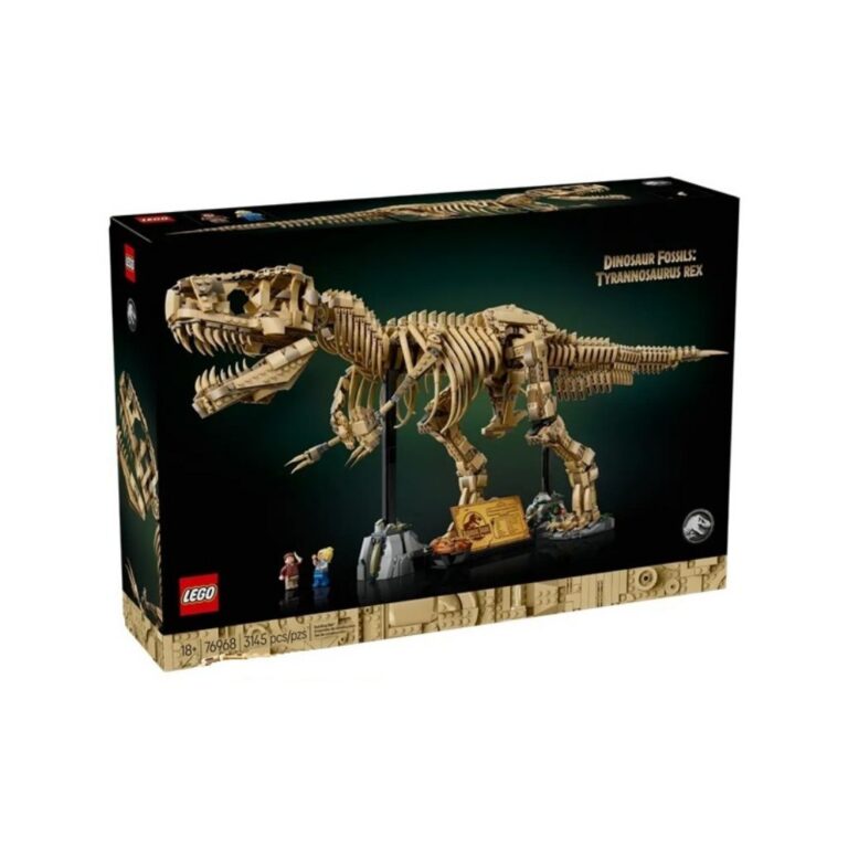 Конструктор JURASSIC WORLD Dinosaur Fossils: Tyrannosaurus rex(Окаменелости динозавров: Тираннозавр рекс) 76968, 3145 деталей