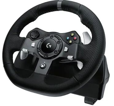 Руль Logitech Driving Force G920 941-000123 проводной с педалями
