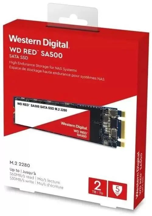 SSD-диск Western Digital Red SA500 WDS200T1R0B-68A4Z0 2 ТБ
