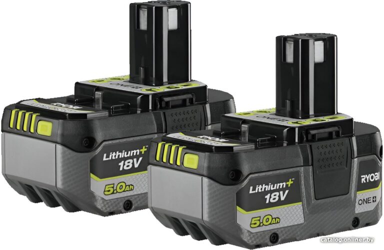 Набор из двух аккумуляторов Ryobi RB1850X2 5133005305, черный