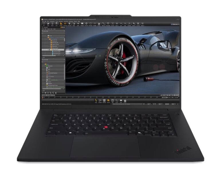 Ноутбук Lenovo ThinkPad P1 Gen 7 21KV0029GE — мобильная рабочая станция, вид спереди