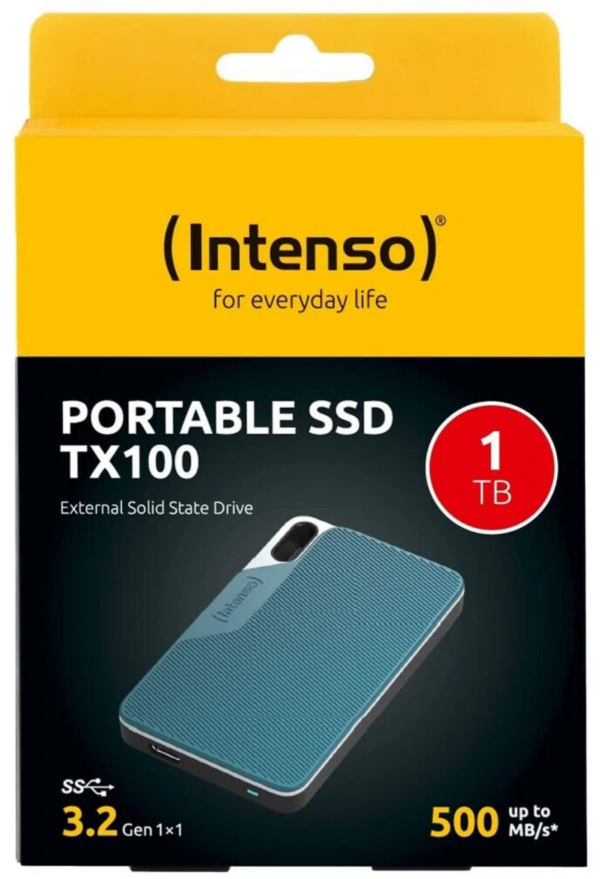 Внешний SSD-накопитель Intenso TX100 1000 GB (3826460)