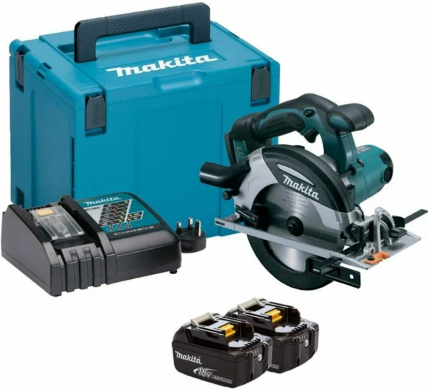 Аккумуляторная циркулярная пила MAKITA DHS630RTJ 165мм 18В 2x5Ач