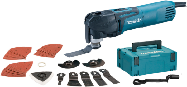 Реноватор Makita TM3010CX3J, 320 Вт, 6000-20000 об/мин, синий/черный