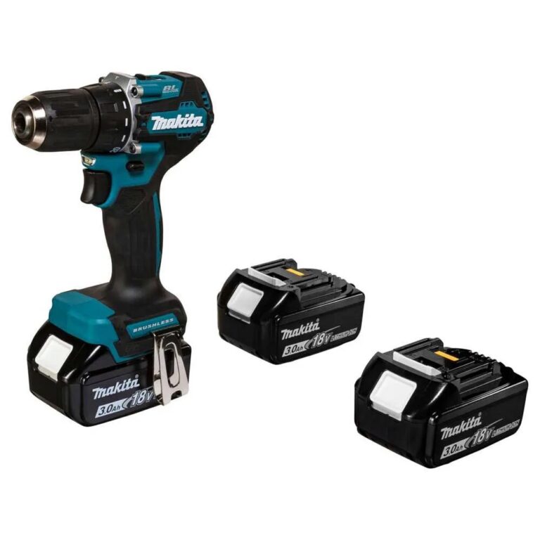 Аккумуляторная дрель-шуруповёрт Makita DDF487RFE3, зеленый/черный