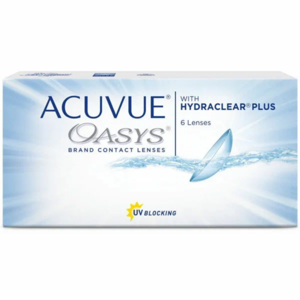 Контактные линзы Acuvue Oasys with Hydraclear Plus 6 линз R 8,4 -4,50