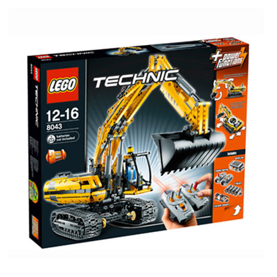 Конструктор Technic 8043 Экскаватор с мотором, 1123 детали