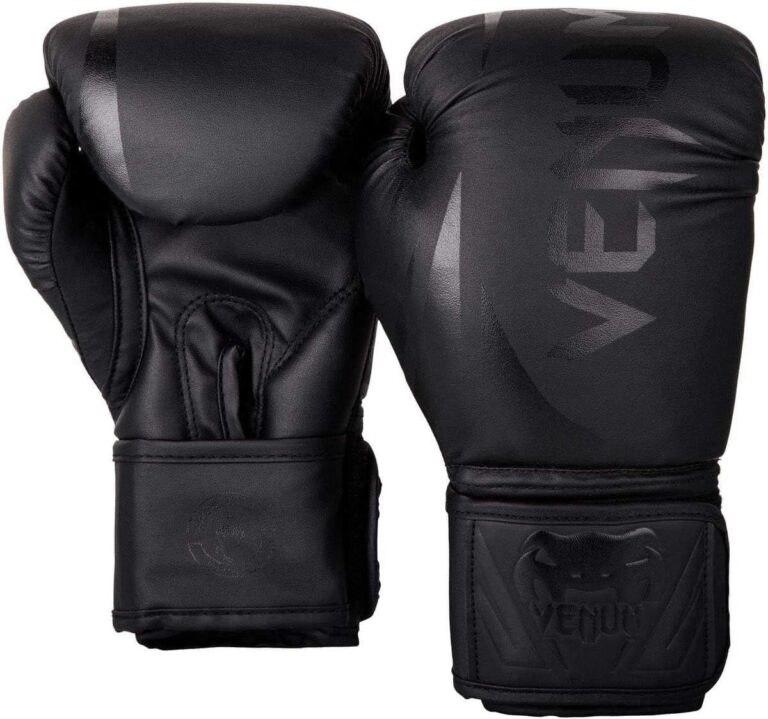Перчатки боксерские детские Venum Challenger 2.0 Kids Black/Black 6 OZ