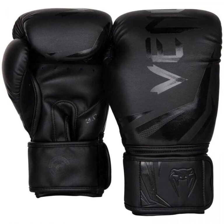 Боксерские перчатки Venum Challenger 3.0 Black/Black 12 OZ