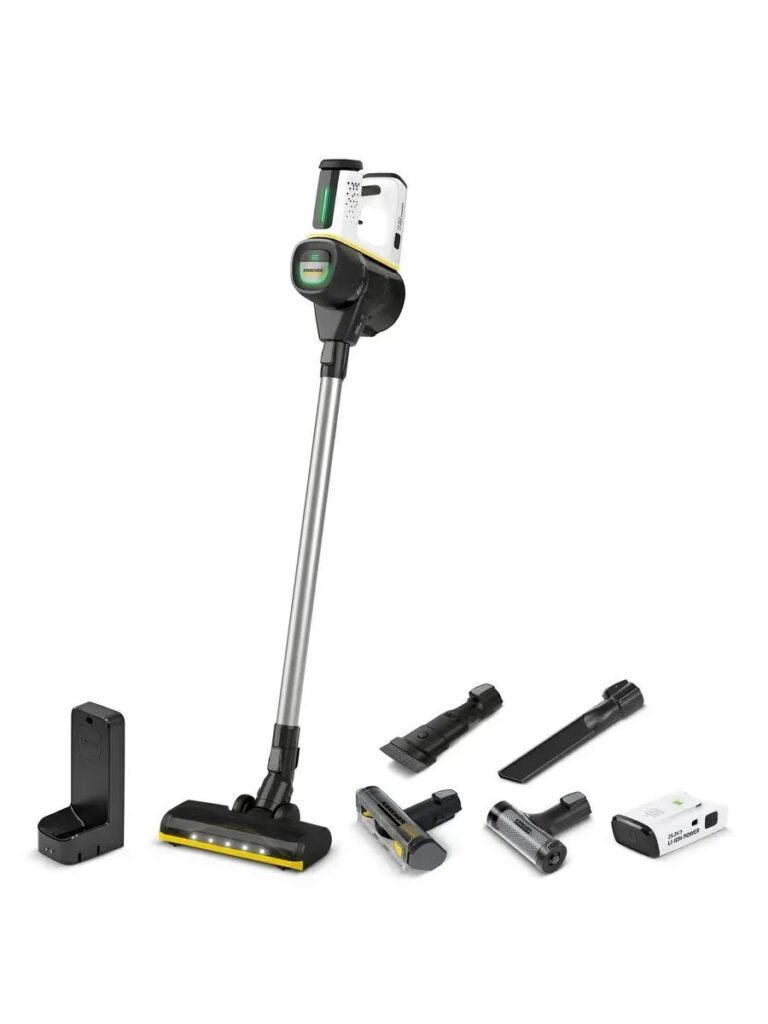 Вертикальный беспроводной пылесос Karcher VC 7 Signature Line (1.198-750.0), белый