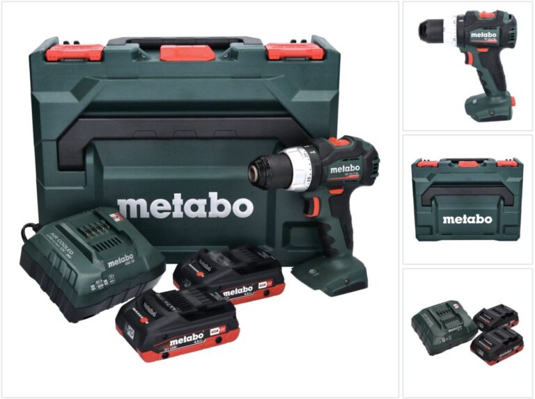 Дрель шуруповерт аккумуляторная Metabo BS 18 LT BL + 2x4 LiHD + Charger ЗУ ASC 55 + metaBOX 145 (602325800)