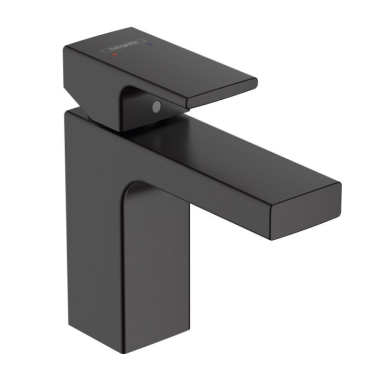 Смеситель для раковины Hansgrohe Vernis Shape 100 71561670, черный матовый