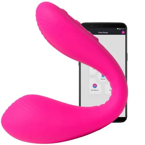 Lovense Dolce двусторонний вибратор с дистанционным управлением для клитора и точки G